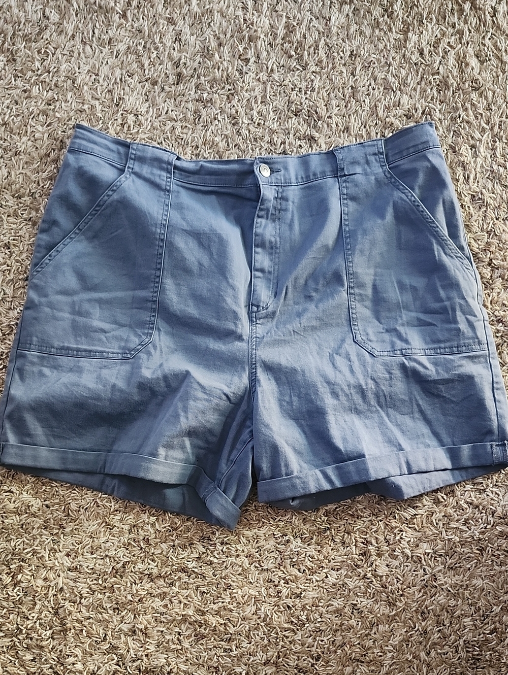 Gloria Vaderbuild Gray Casual Shorts